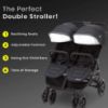 Picture of Jeep Destination Ultralight Side x Side Double Stroller, Midnight