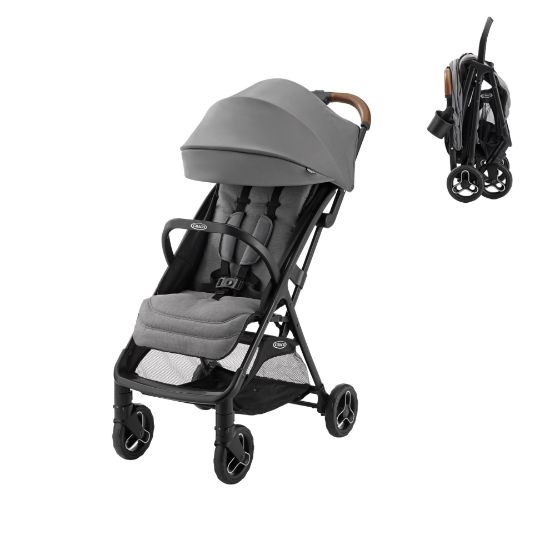 Picture of Graco Ready2Jet Compact Stroller - Overhead Friendly Compact Travel Stroller with Automatic Fold, Kingston