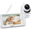 Picture of ANMEATE 5" HD Video Baby Monitor with Camera and Audio - No WiFi, 48H Battery Life,720P Remote Pan Tilt Zoom, Two-Way Talk, Night Vision, Thermal Room Monitor, Lullabies & White Noise, 1000ft Range