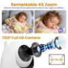 Picture of ANMEATE 5" HD Video Baby Monitor with Camera and Audio - No WiFi, 48H Battery Life,720P Remote Pan Tilt Zoom, Two-Way Talk, Night Vision, Thermal Room Monitor, Lullabies & White Noise, 1000ft Range