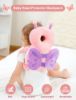 Picture of JunNeng Baby Head Protector Backpack, Toddler Walking Fall Head Protection, Pink Butterfly