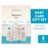 Picture of Aveeno Baby Welcome Little One Gift Set, Skincare Set with Nourishing Body Wash & Shampoo, Calming Bath Wash, All Over Wipes, Daily Moisturizing Lotion, & Balm, 5 Items