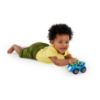 Picture of Bright Starts Oball Easy Grasp Rattle & Roll Toy Sports Car BPA-Free Infant Crawling Toy, 1 Pack, Age 3 Months and up, Blue/Green