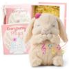 Picture of Tickle & Main Everybunny Prays Bunny Plush & Musical Prayer Toy for Christening Gifts for Girls - Pink, 7 in - Baby Dedication & Baptism Gifts for Girls with Illustrated Board Book