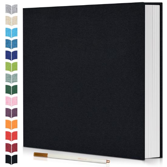 Picture of Artfeel Photo Album Self Adhesive Scrapbook,Large Photo Book for 4x6,5x7,8x10 Pictures,DIY Album for Baby Wedding Family Travel Birthday,with Metallic Pen and Scraper