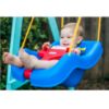 Picture of Little Tikes Snug 'n Secure Blue Swing with Adjustable Straps, 2-in-1 for Baby and Toddlers Ages 9 Months - 4 Years