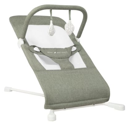 Picture of Baby Delight Highland Baby Bouncer | Infant | 0 - 6 Months | 3-Position Recline | Sage Tweed