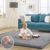 Picture of ILPEOD Baby Play Mat for Floor Nursery Rug Muscle Mat Area Rug Playroom Rug 50"x50" Playpen Mat Memory Foam 1.3" Thick Crawling Mat for Babies,Toddlers, Infants, Kids,Grey