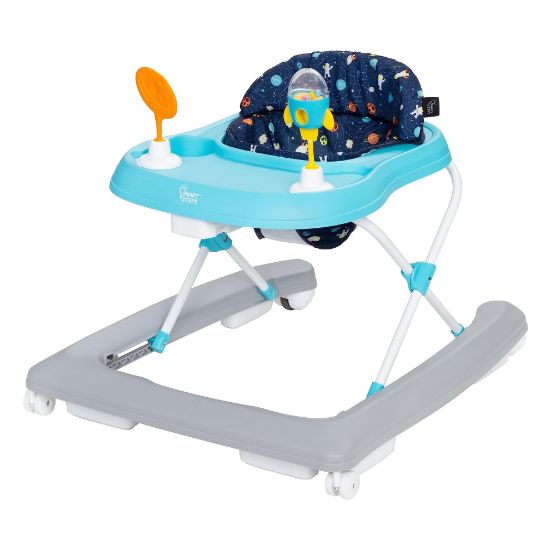Picture of Smart Steps Trend Activity Walker and Entertainer with Removeable Toys, Large Tray, Cup Holder, Adjustable Height and Flat Fold Frame for Storage, Ages 6 Months +, Space Walk Navy
