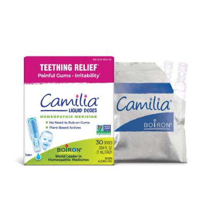 Picture of Boiron Camilia Teething Drops for Daytime and Nighttime Relief of Painful or Swollen Gums and Irritability in Babies - 30 Count