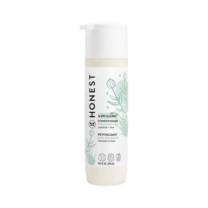 Picture of The Honest Company Silicone-Free Conditioner, Gentle, Hypoallergenic, Naturally Derived Ingredients, Fragrance-Free for Sensitive Skin, 10 fl oz