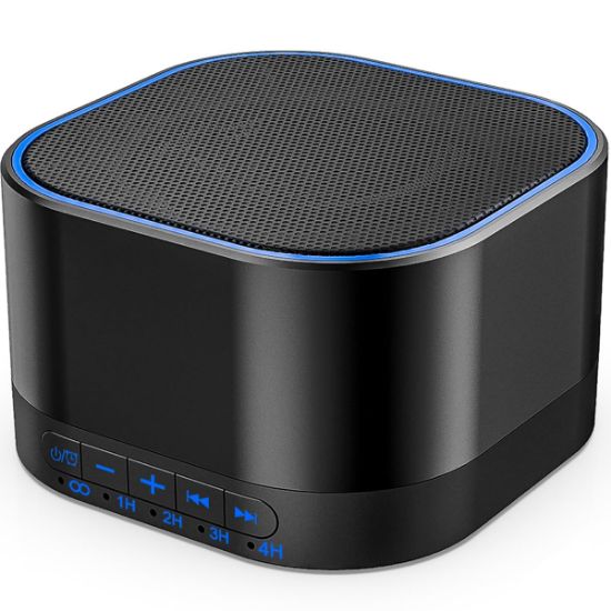 Picture of Magicteam Sound White Noise Machine with 20 Non Looping Natural Soothing Sounds and Memory Function 32 Levels of Volume Powered by AC or USB and Sleep Sound Timer Therapy for Baby Kids Adults