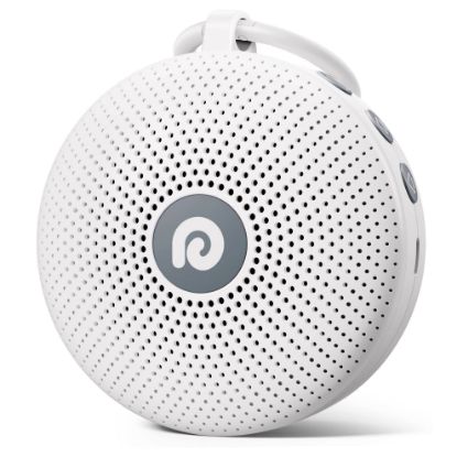Picture of Dreamegg Portable Noise Machine for Baby Adult, Features Powerful Battery, 21 Soothing Sound, Noise Canceling for Office & Sleeping, Sound Therapy for Home, Travel, Registry Gift, Classic White