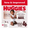 Picture of Huggies Size 4 Diapers, Skin Essentials Baby Diapers, Size 4 (22-37 lbs), 150 Count (6 Packs of 25), Packaging May Vary