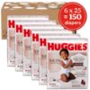 Picture of Huggies Size 4 Diapers, Skin Essentials Baby Diapers, Size 4 (22-37 lbs), 150 Count (6 Packs of 25), Packaging May Vary