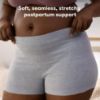 Picture of Frida Mom 8pc Postpartum Underwear, Disposable Boyshort Panties, Seamless, Stretch Support, New Mom Essentials, Size M/L (28in-42in)