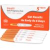 Picture of iHealth Pregnancy Test 5-Pack Value Kit - Ultra Sensitive Early Detection(10mIU/mL) - Over 99% Accurate Early Pregnancy Test - Multi-Pack Pruebas De Embarazo for Reliable Home Tracking