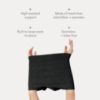 Picture of Frida Mom 8pc Postpartum Underwear, Disposable Boyshort Panties, Seamless, Stretch Support, New Mom Essentials, Size Regular (28in-42in)