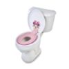 Picture of Bright Starts Disney Baby Minnie Mouse Flip & Sit Potty Training Seat, Attaches to Toilet Securely, Space Saving Design Fits Most Toilets