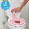 Picture of Bright Starts Disney Baby Minnie Mouse Flip & Sit Potty Training Seat, Attaches to Toilet Securely, Space Saving Design Fits Most Toilets