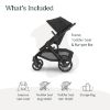 Picture of UPPAbaby Vista V3 Convertible Single-to-Double Stroller for Baby & Toddler, 30+ Configurations, Car Seat Compatible, All-Wheel Suspension, XL Basket - Jake (Charcoal/Carbon Frame)