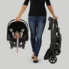 Picture of Chicco KeyFit Caddy Frame Stroller, Accepts All Chicco Infant Car Seats, Adjustable Handle, Parent Tray, Black/Black