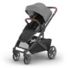 Picture of UPPAbaby Cruz V3 Stroller - from Birth + Car Seat Compatible - Full-Size, Reversible Seat - Infant Insert, Bug and Rain Shields Included - Greyson (Charcoal Mlange/Carbon Frame/Saddle Leather)
