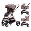 Picture of Lortsybab 2 in 1 Baby Stroller, Newborn Infant Toddler Convertible Pram Stroller for 0-36 Months Old Babies (Beige)