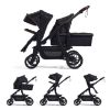 Picture of Momcozy ChangeGo Baby Stroller, Convertible Single-to-Double-to-Wagon Stroller with 23 Configurations, Carry-cot and Seat Included, Large PU Wheels, All-Wheel Suspension Extendable UPF50+ Canopy