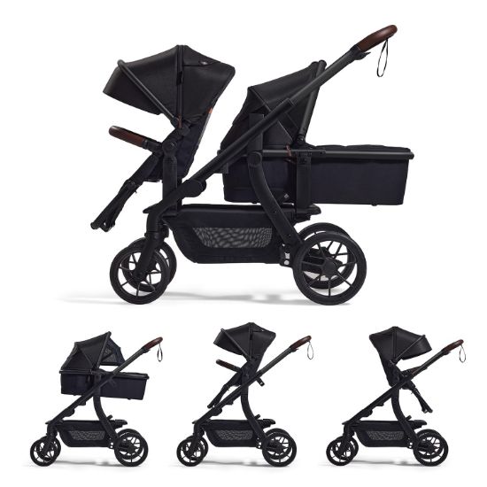 Picture of Momcozy ChangeGo Baby Stroller, Convertible Single-to-Double-to-Wagon Stroller with 23 Configurations, Carry-cot and Seat Included, Large PU Wheels, All-Wheel Suspension Extendable UPF50+ Canopy