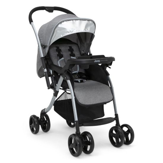 Picture of Jeep Unlimited Reversible Handle Stroller, Grey Tweed