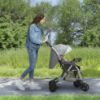 Picture of Jeep Unlimited Reversible Handle Stroller, Grey Tweed