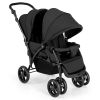 Picture of HONEY JOY Double Stroller, Foldable Lightweight Infant Twin with Tandem Seating, 5-Point Harness, Recline Seat, Storage Basket, Compact Baby Double Stroller Newborn and Toddler (Black)
