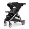 Picture of Chicco BravoFor2 Standing/Sitting Double Stroller - Iron, Black/Grey