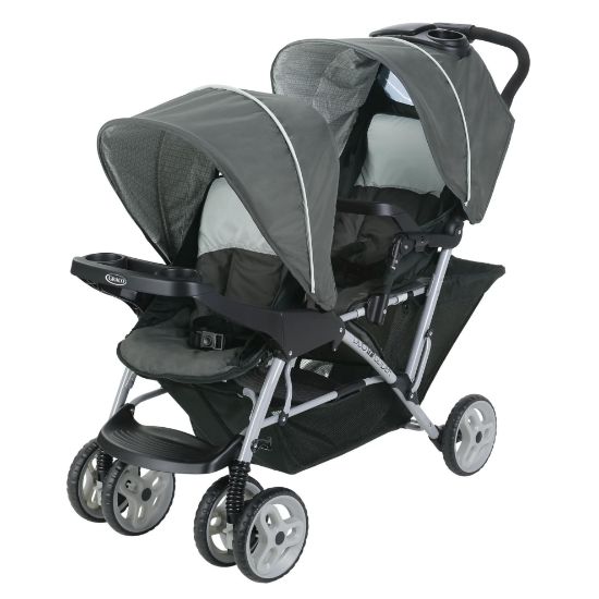 Picture of Graco DuoGlider Double Stroller | Lightweight Double Stroller with Tandem Seating, Glacier