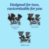 Picture of Graco DuoGlider Double Stroller | Lightweight Double Stroller with Tandem Seating, Glacier