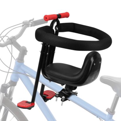 Picture of Ercabikker Child Bike Seat - Front Mount, Kids Bike Seat for Adult Bike, Baby Bike Seat Front Mounted, Toddler Bike Seat for Children 1~5 Years