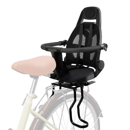 Picture of XIEEIX Rear Child Bike Seat, Adjustable Backrest Rear Bike Seat, Foldable and Rotatable Rear Mounted Child Bike Seat, New Comfortable Child Rear Seat, Bike Back Seat for Children from 1 to 3 Years Old