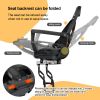 Picture of XIEEIX Rear Child Bike Seat, Adjustable Backrest Rear Bike Seat, Foldable and Rotatable Rear Mounted Child Bike Seat, New Comfortable Child Rear Seat, Bike Back Seat for Children from 1 to 3 Years Old