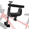 Picture of Yinbly Front Mounted Child Bike Seat for Adult MTB-Interactive Toddler Bicycle Carrier with Full Guardrail,Foot Pedals & Removable Foot Straps,Height Adjustable for Kids 1-5 Years (Up to 55lbs)