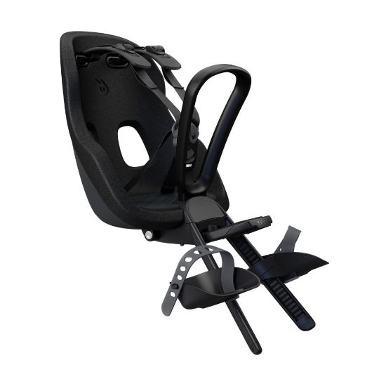 Picture of Thule Yepp Nexxt 2 Mini - Front Mounted Child Bike seat - Lightweight & Breathable seat - Adjustable footrests & footstraps - Fast Mount System - 5 Point Harness System - Magnetic childproof Buckle