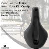 Picture of ROCKBROS Kids Bike Saddle Youth Replacement Bike Seat BMX Bicycle Seat with Ergonomic Design -3 Zone Concept - Waterproof, Enhance Young Little Riders Gifts for BMX, MTB & Road 16" to 24" (No Clamp)