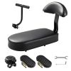 Picture of Zacro Kids Bike Seat Set, Comfort Bike Seat with Backrest, Wide Child Bicycle Rear Seat Cushion Back Safety Armrest Handrail Feet Pedals, Children Bicycle Back Seat for Over 5 Years Old