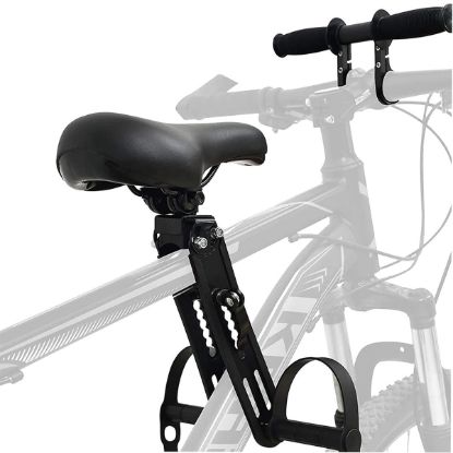 Picture of shouldbuy Kids Bike Seat Replacement with Handlebar,Detachable Front Mounted Child Bicycle Seat with Foot Pedals for Children 2~5 Years