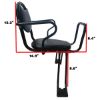 Picture of WORAMUK Rear Kid's Bike seat,Rear Child Bike seat,Rear Mount Bike seat with Armrests,Pedals and Harness for Most Adult Bike Ages 2 to 8 Years(Up to 110lb)