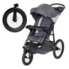 Picture of Baby Trend Expedition Zero Flat Jogger with LED Lights, Dash Grey