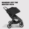 Picture of Baby Jogger City Mini GT2 All-Terrain Double Stroller Jet Black Perfect for Newborn and Toddler Compatible with Britax Cybex Graco and Maxi Cosi Infant Car Seats