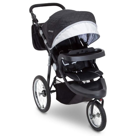 Picture of Jeep Cross-Country Sport Plus Jogging Stroller by Delta Children, Charcoal Galaxy