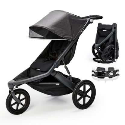 Picture of Guava Roam Jogging Stroller with 3D Nesting Fold | Compact-Folding Baby & Toddler Travel Stroller | All-Terrain Running Stroller | Portable Folding Stroller up to 60 lbs