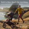 Picture of Guava Roam Jogging Stroller with 3D Nesting Fold | Compact-Folding Baby & Toddler Travel Stroller | All-Terrain Running Stroller | Portable Folding Stroller up to 60 lbs